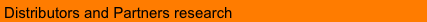  Distributors and Partners research